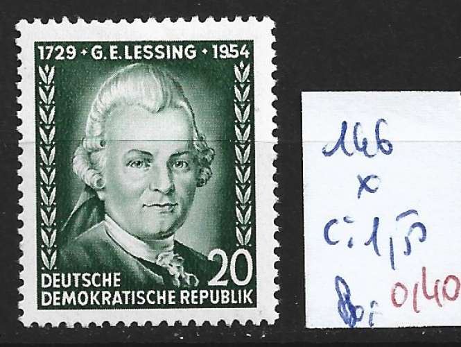 ALLEMAGNE RDA 146 * côte 1.50 €