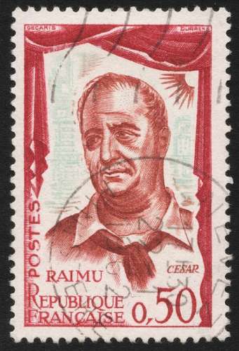 France 1961: n° 1304a obl. / RAIMU / TB