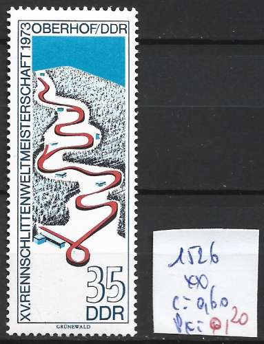 ALLEMAGNE RDA 1526 ** côte 0.60 €