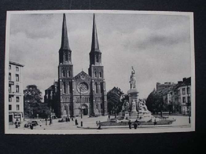 Anvers - Eglise St Joseph et monument Loos