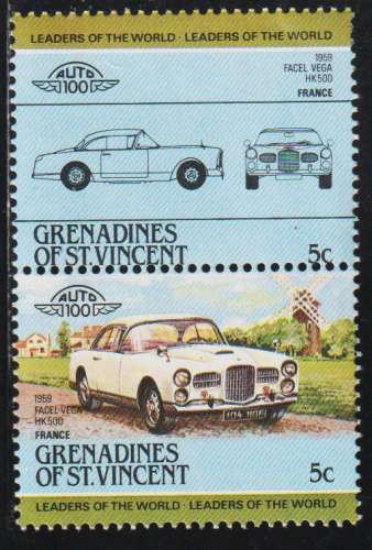 SAINT VINCENT & GRENADINES 1984 - Y&T N° 355 + 356