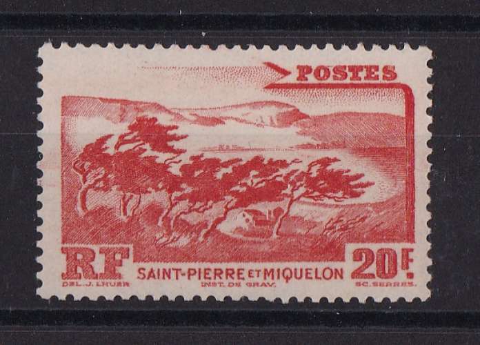 SAINT PIERRE ET MIQUELON  Y/T   n° 342   neuf **   1945