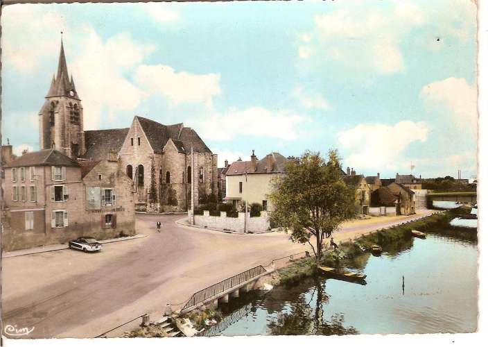 PONT SUR YONNE - CARTE DES ANNEES 50 NEUVE