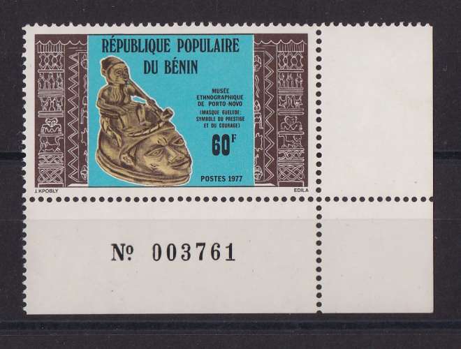 BENIN  Y/T   n° 401   neuf **   1977