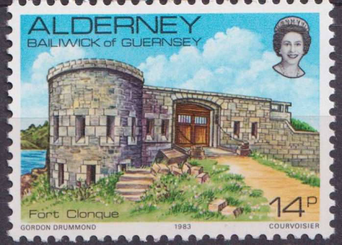 Alderney (Aurigny) 1983 Y&T 8 neuf ** - Vues d'Aurigny 