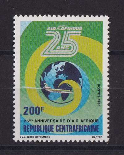 CENTRAFRIQUE  Y/T   n° 744   neuf **    1986