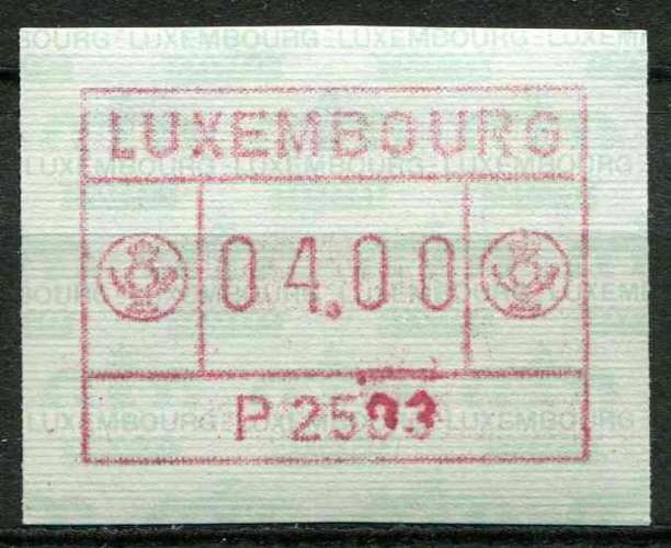 LUXEMBOURG 1983 NEUF** MNH Distributeur N° 1