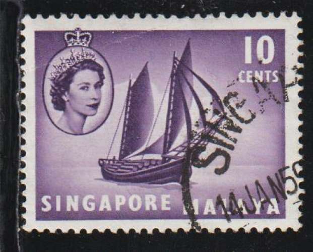 SINGAPOUR 1955 - Y&T N° 34