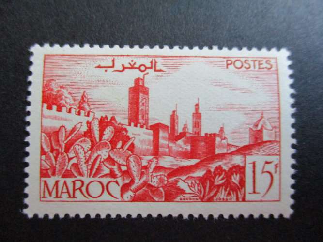 Maroc y & t 262 a * 1947