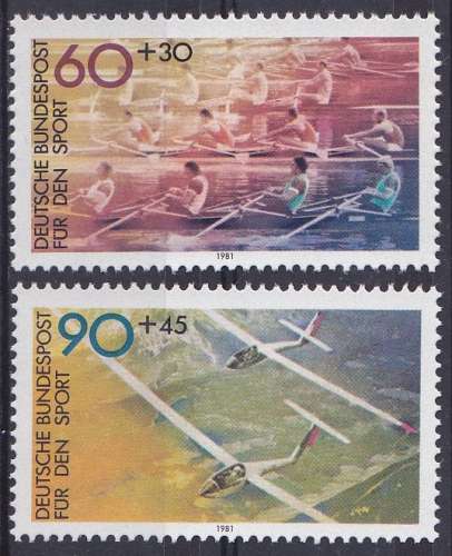 ALLEMAGNE RFA 1981 NEUF** MNH N° 926 927