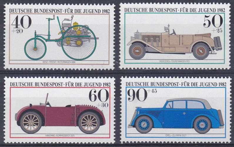 ALLEMAGNE RFA 1982 NEUF** MNH N° 955 à 958