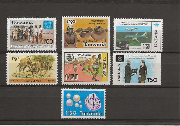 TANZANIE - LOT DE TIMBRES NEUFS***