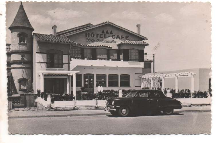 cpsm 66 Canet-Plage Hôtel Côte Vermeille ( automobile )