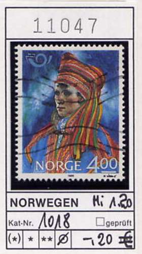 Norvège 1989  - Michel 1018 - oo oblit.