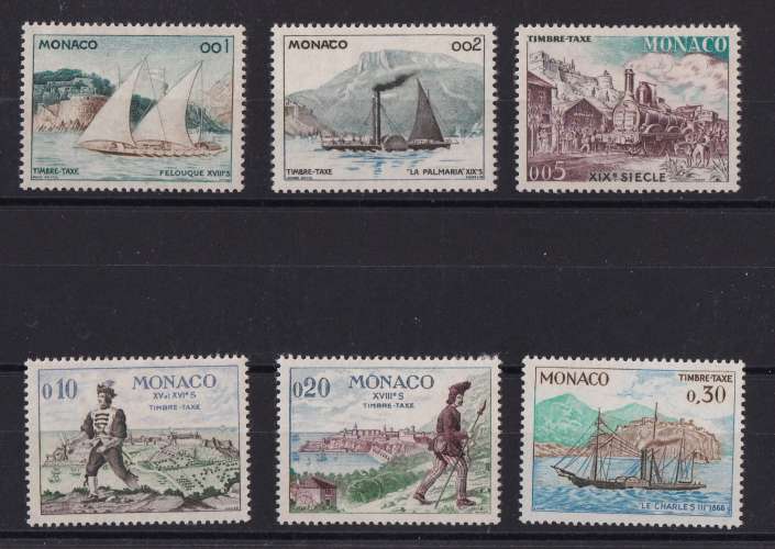 MONACO  Y/T  Préoblitérés n° 56/60   neuf *    1960