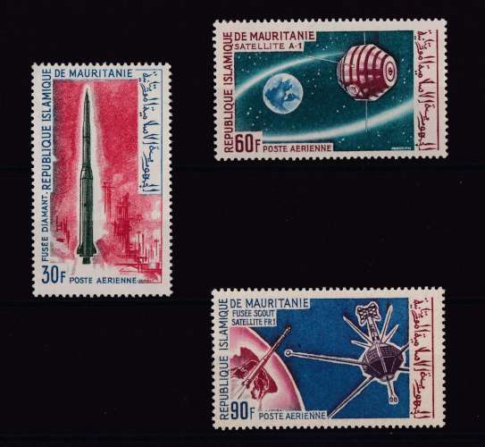 MAURITANIE  Y/T  PA n° 48/50   neuf **    1966