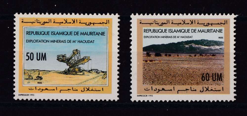 MAURITANIE  Y/T   n° 668/669   neuf **    1993