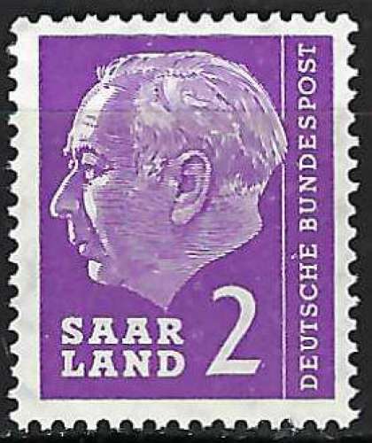 Sarre - 1956-57 - Y & T n° 363 - MNH