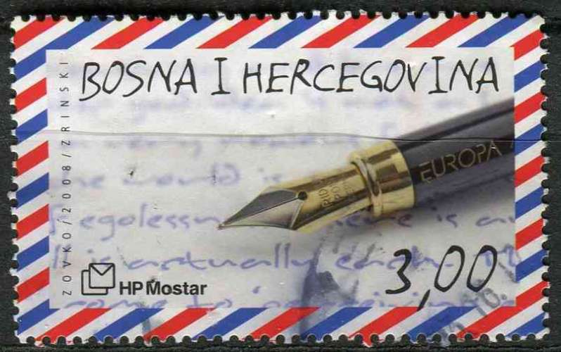 BOSNIE HERCEG BOSNA 2008 OBLITERE N° 202 europa