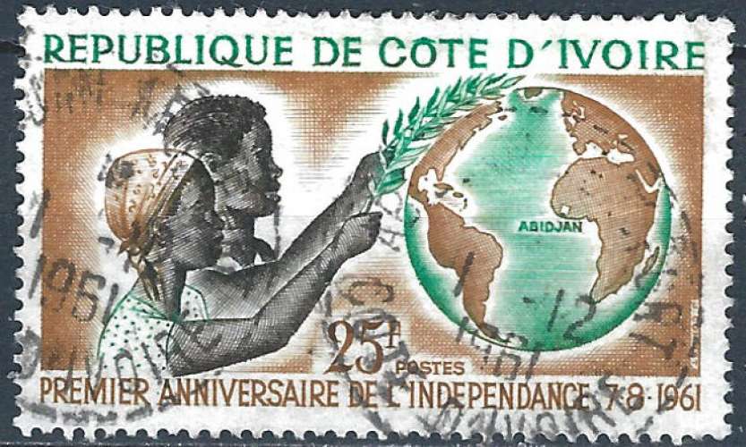 Côte d'Ivoire - 1961 - Y & T n° 192 - O.