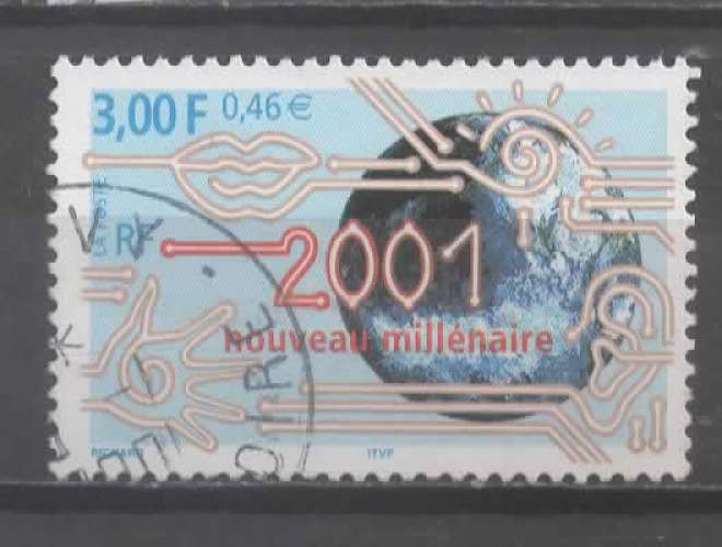 FRANCE 2000 N° 3357 OBL   VOIR SCAN