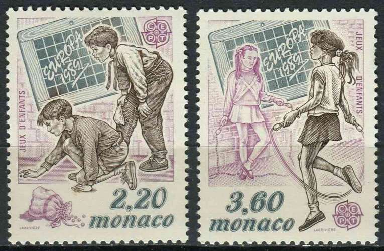 MONACO 1989 NEUF** MNH N° 1686 1687 europa