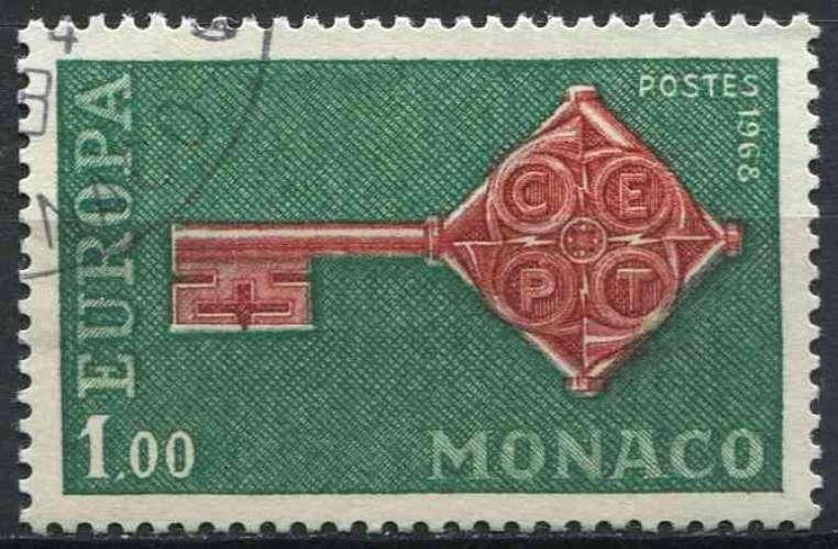 MONACO 1968 OBLITERE N° 751 europa