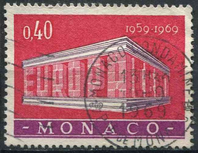 MONACO 1969 OBLITERE N° 789 europa