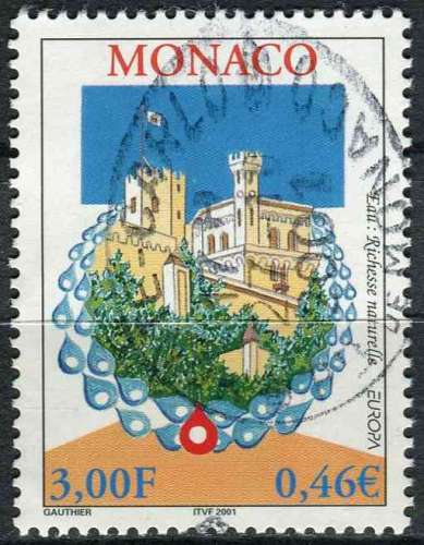 MONACO 2001 OBLITERE N° 2298 europa