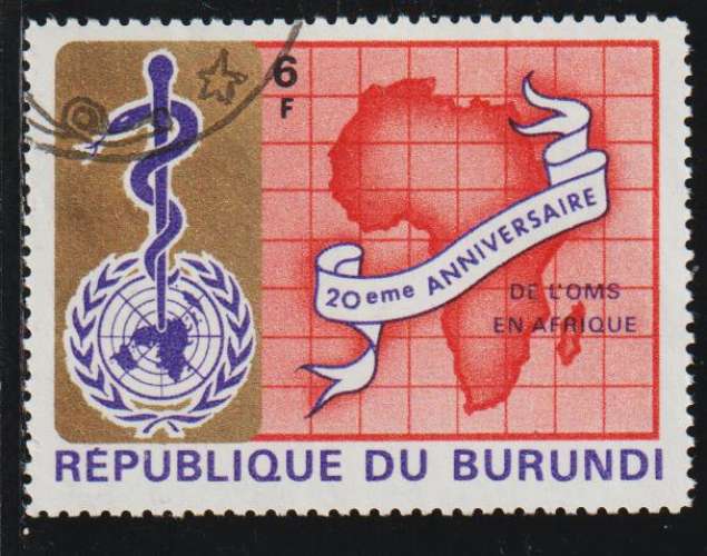 BURUNDI 1968 - Y&T N°  304