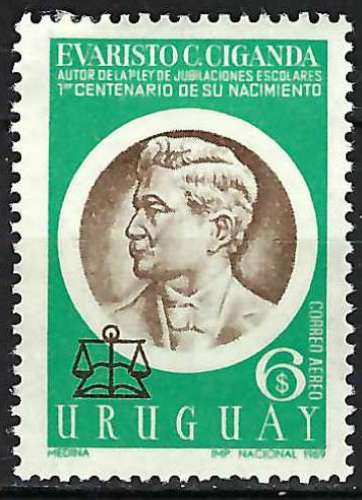 Uruguay - 1970 - Y & T n° 358 Poste aérienne - MNH