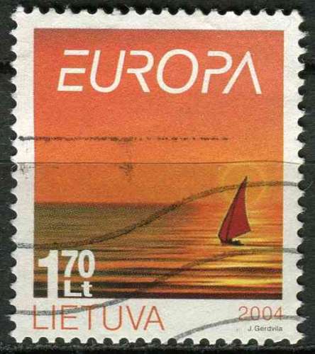 LITUANIE 2004 OBLITERE N° 737 europa