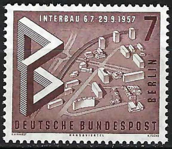 Allemagne - Berlin - 1957 - Y & T n° 141 - MNH