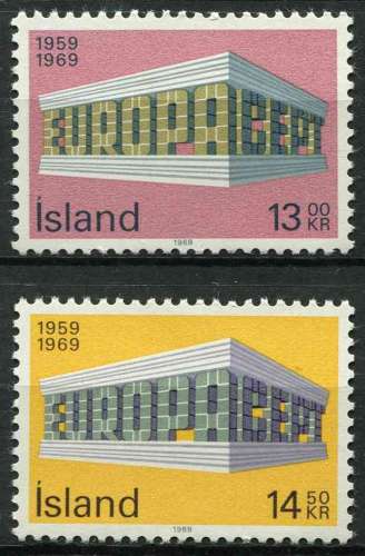 ISLANDE 1969 NEUF** MNH N° 383 384 europa