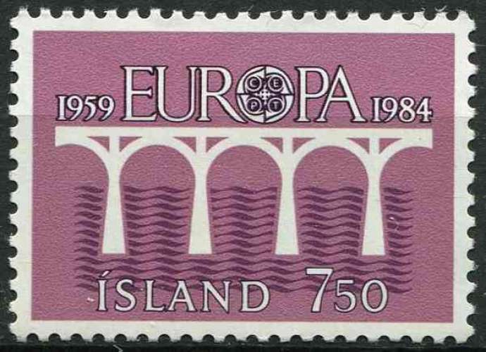 ISLANDE 1984 NEUF** MNH N° 568 europa