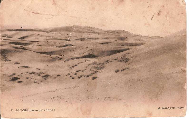 ALGERIE - AIN SFLRA - CARTE DE 1916