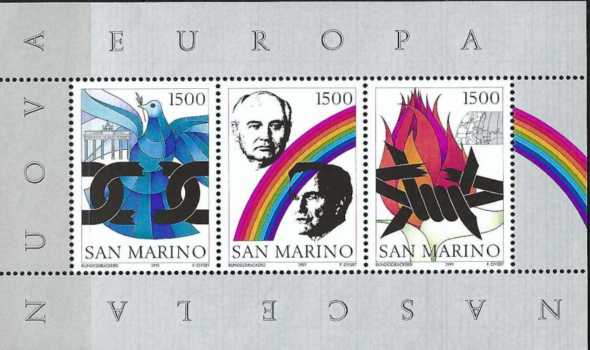 Saint-Marin - 1991 - Y & T n° 17 Blocs & feuillets - MNH