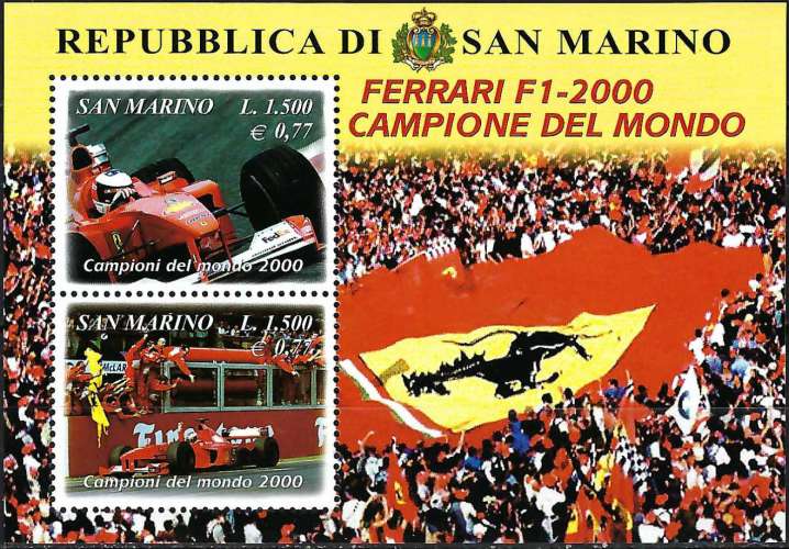 Saint-Marin - 2001 - Y & T n° 29 Blocs & feuillets - MNH