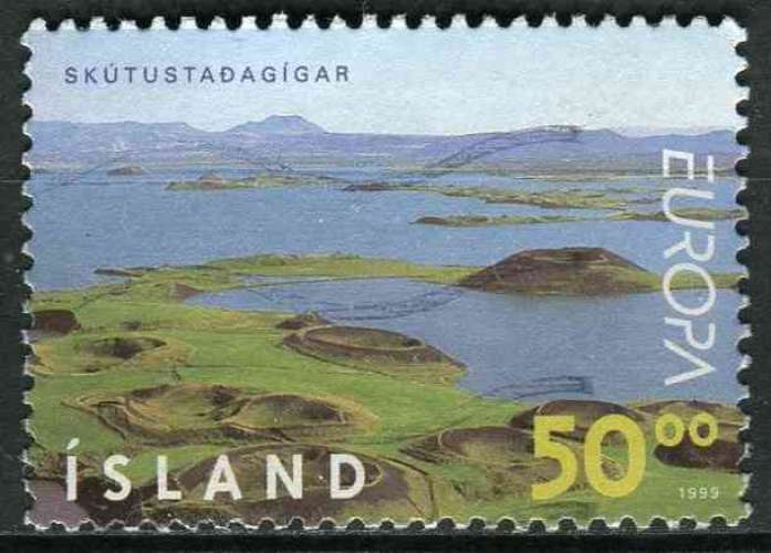 ISLANDE 1999 OBLITERE N° 866 europa