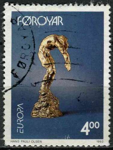 FEROE 1993 OBLITERE N° 240 europa