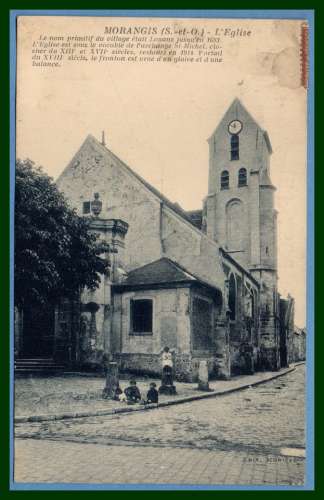 CPA MORANGIS (91) Eglise voy. 1930