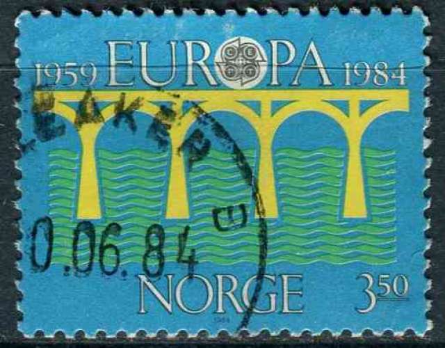 NORVEGE 1984 OBLITERE N° 861 europa