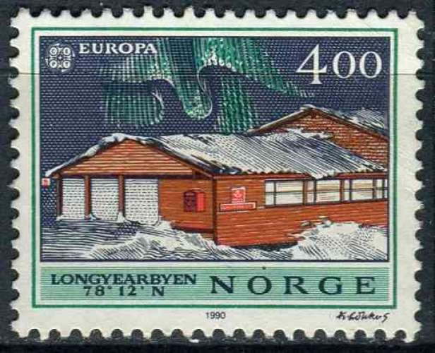 NORVEGE 1990 OBLITERE N° 1006 europa