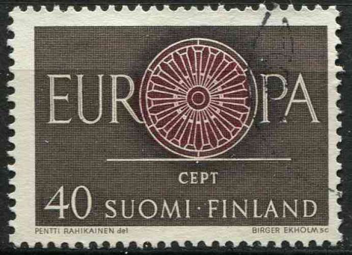 FINLANDE 1960 OBLITERE N° 502 europa