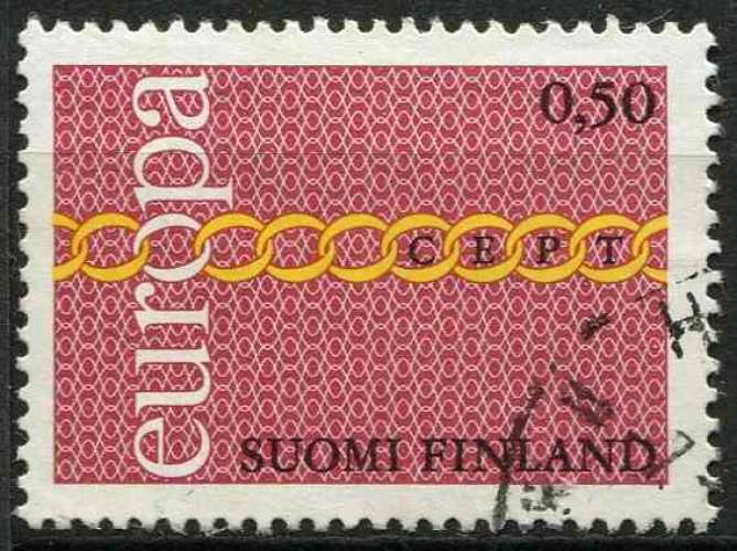 FINLANDE 1971 OBLITERE N° 654 europa