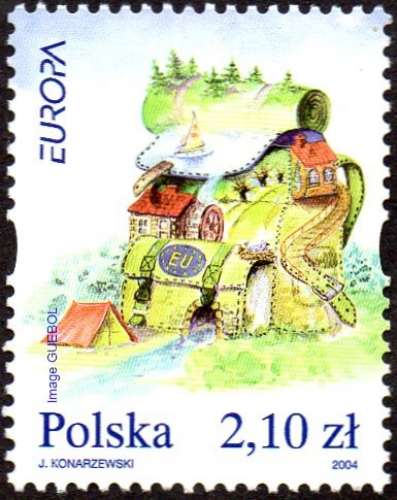 CEPT / Europa 2004 Pologne n° 3857 ** Les vacances