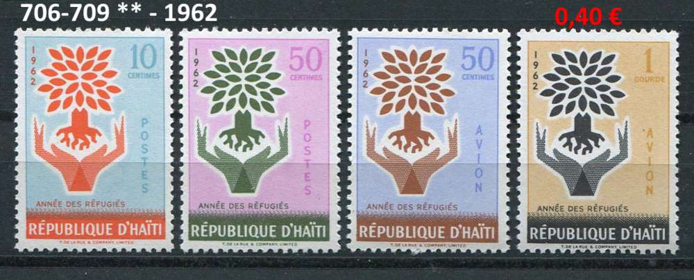 Haiti 1962 - Michel 706-709 - ** neuf mnh