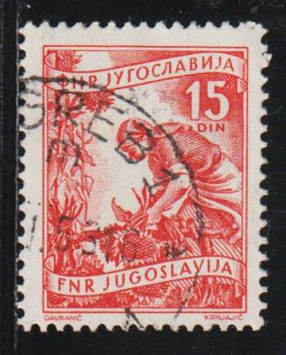 YOUGOSLAVIE 1952 - Y&T N° 592