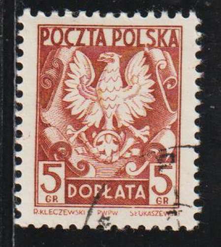 POLOGNE Taxe - Y&T N° 125