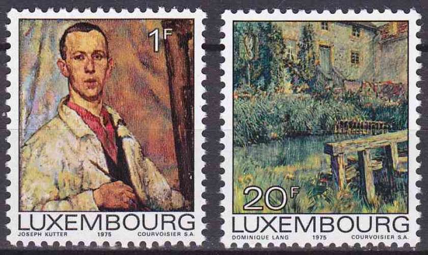 LUXEMBOURG 1975 NEUF** MNH N° 854 855